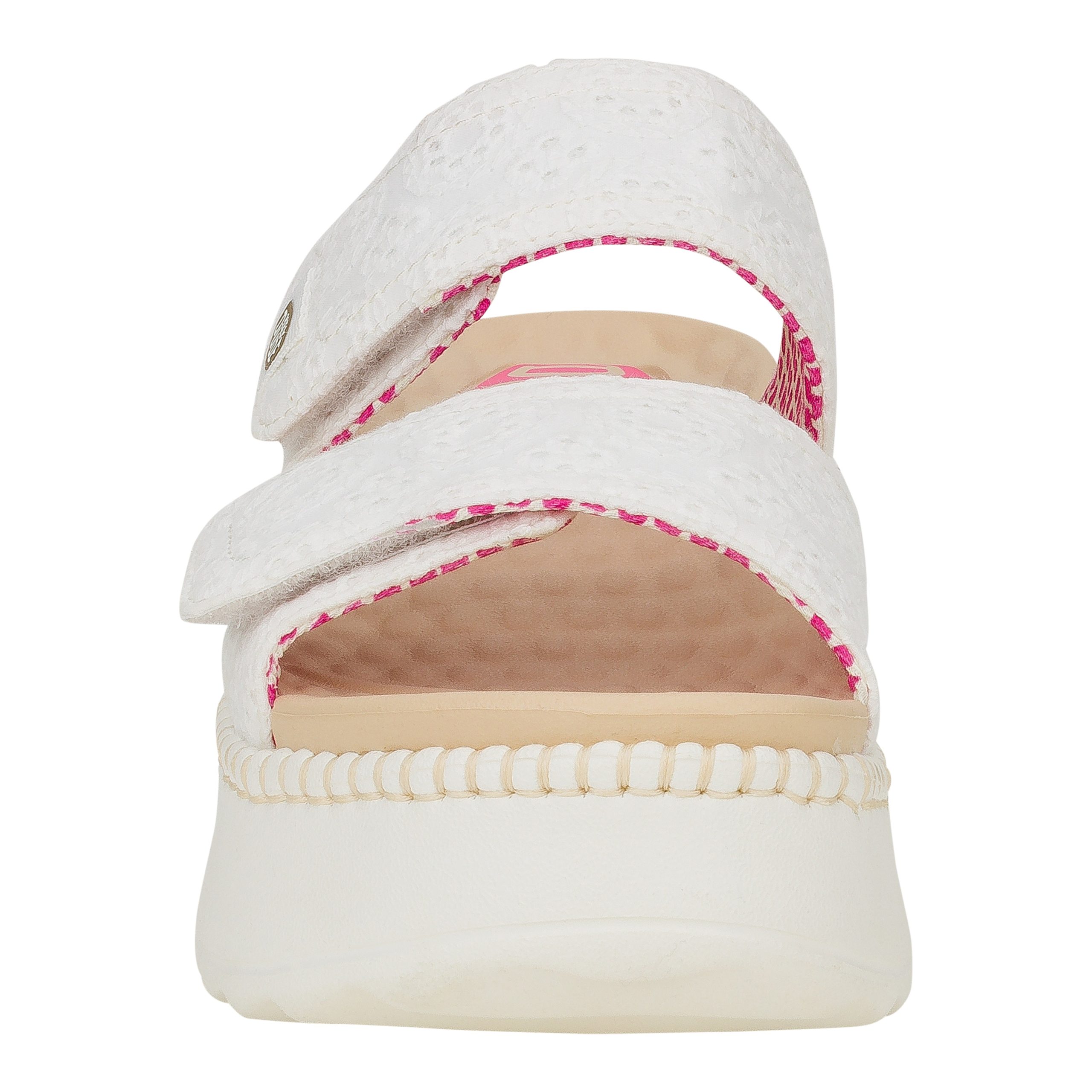 Delray Slide Eyelet - White - Image 4