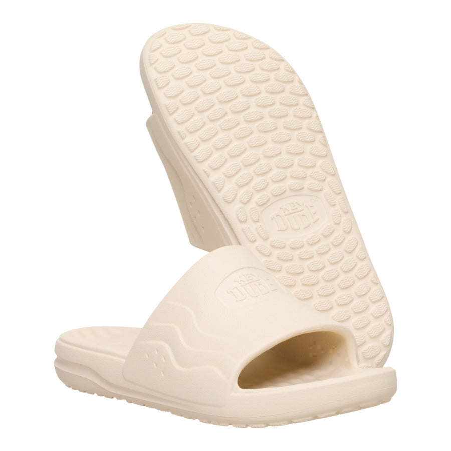 Wave Slide Womens - Off White/Bone - Image 3