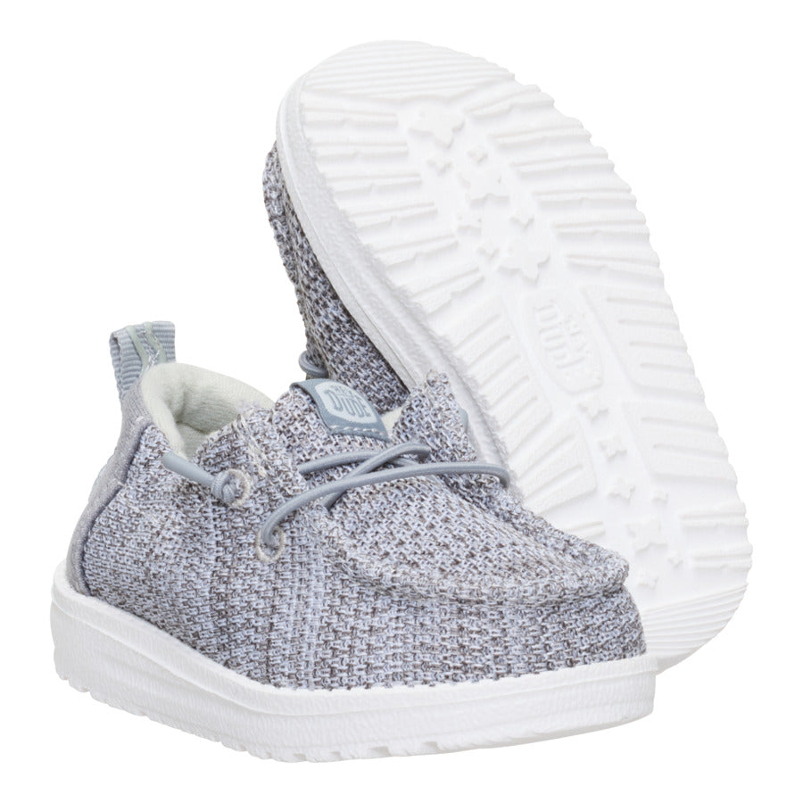 LilDude Slip On Core - Grey/White - Image 3